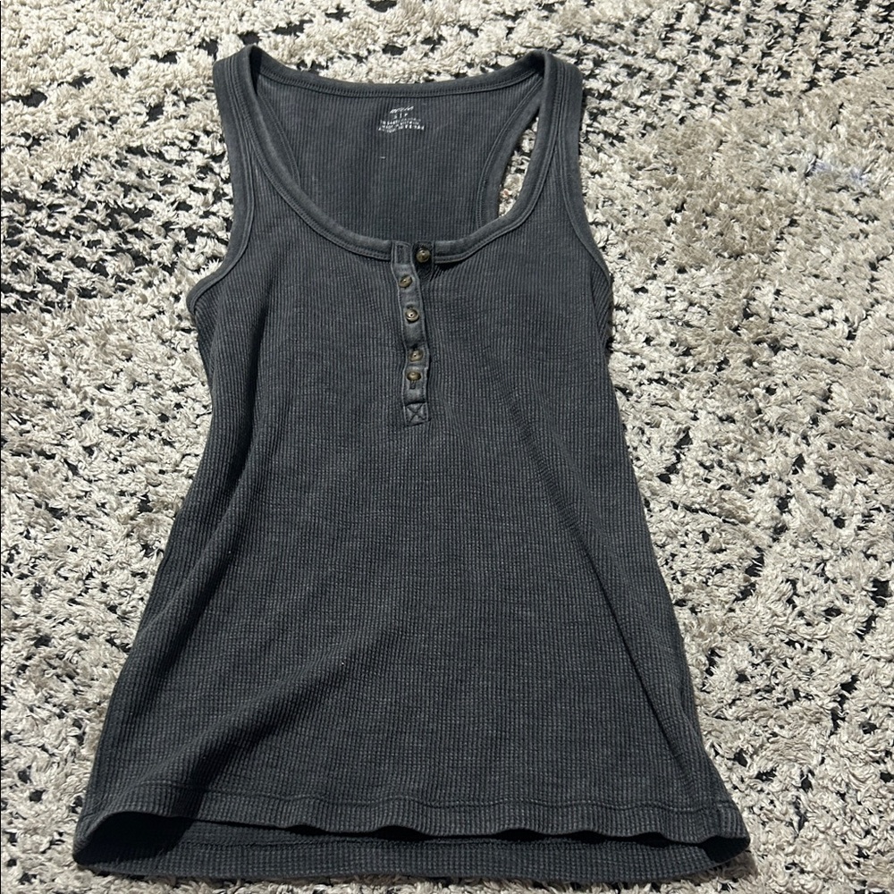 Aerie Charcoal Tank Top
